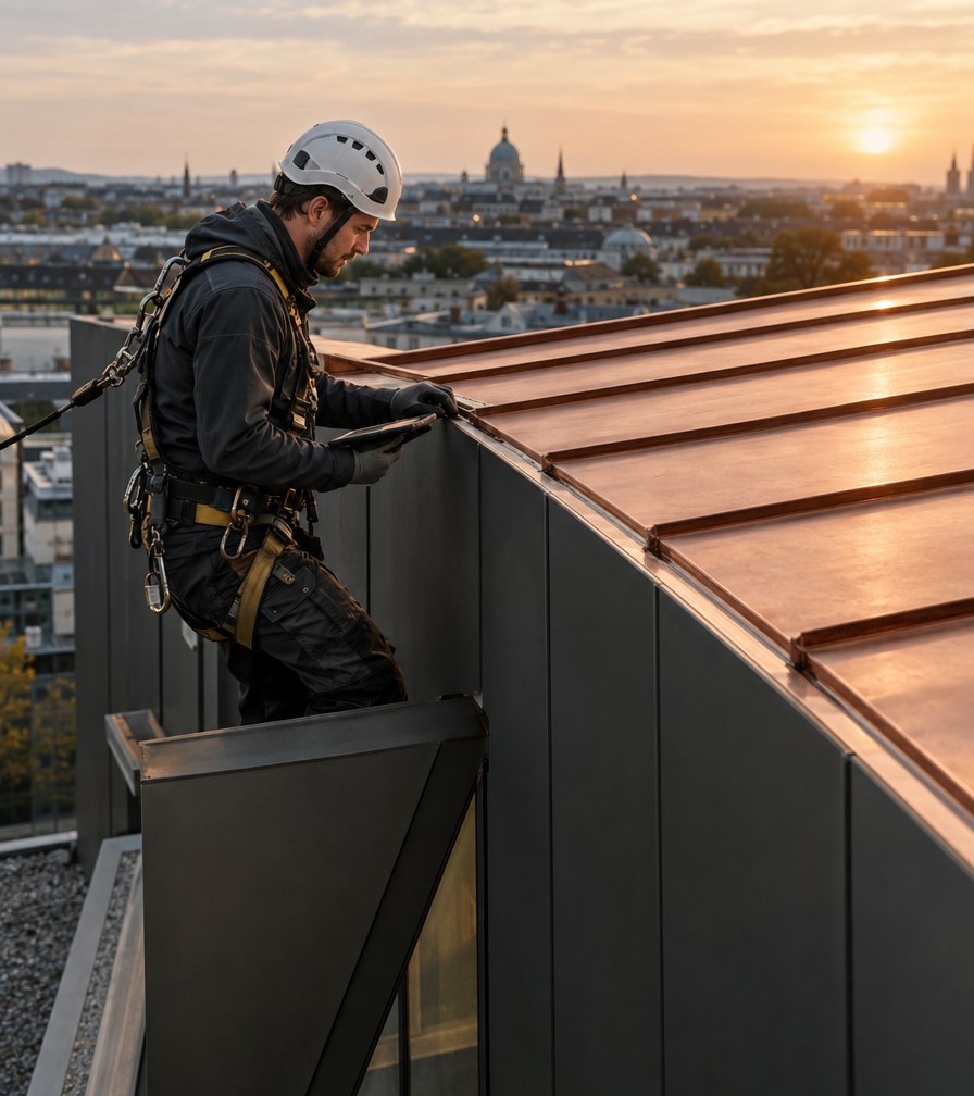Service und Wartung an Dach und Fassade